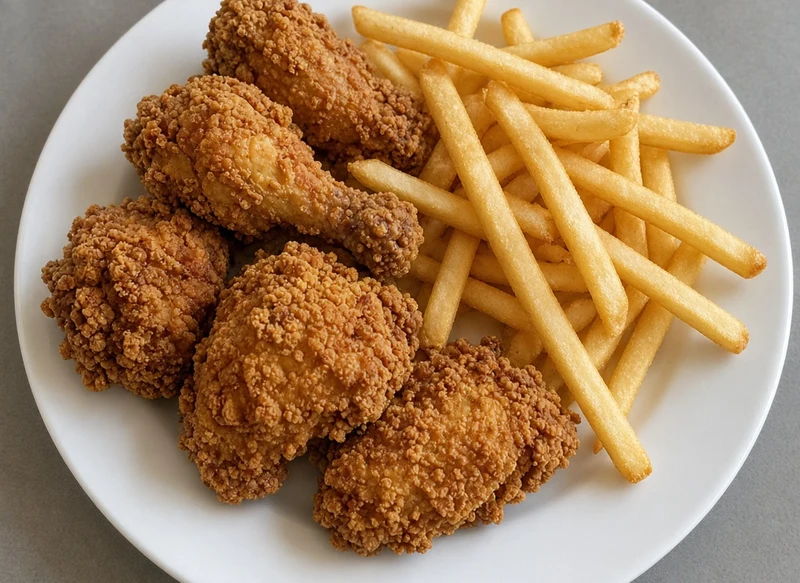 Pita's Fried Chicken with fries from Pita Nutso at Terry's Comfort Food in Penticton, BC